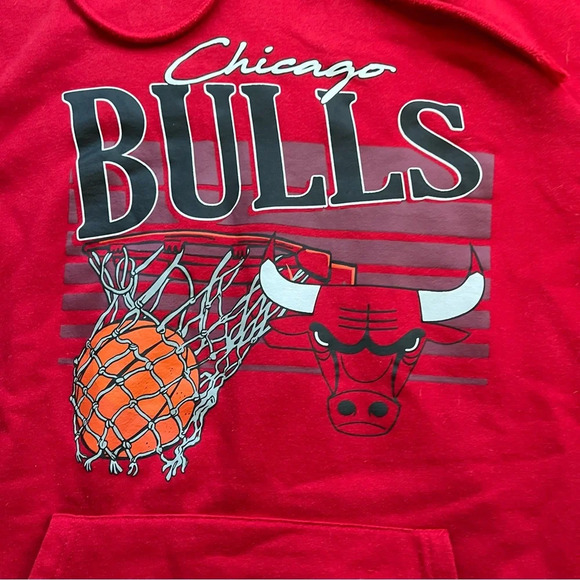 Ultra Game Unisex Adult NBA Chicago Bulls Red Pullover Hoodie - Size S - GUC* - Picture 10 of 10